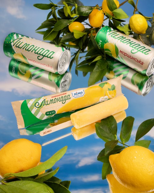 ​Зустрічай Моршинську Лимонаду зі смаком Мохіто тепер у форматі морозива!